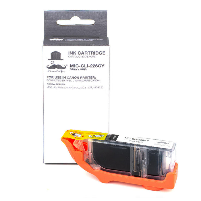 Canon CLI-226GY Compatible Grey Ink Cartridge Canon (4550B001AA) - Moustache®