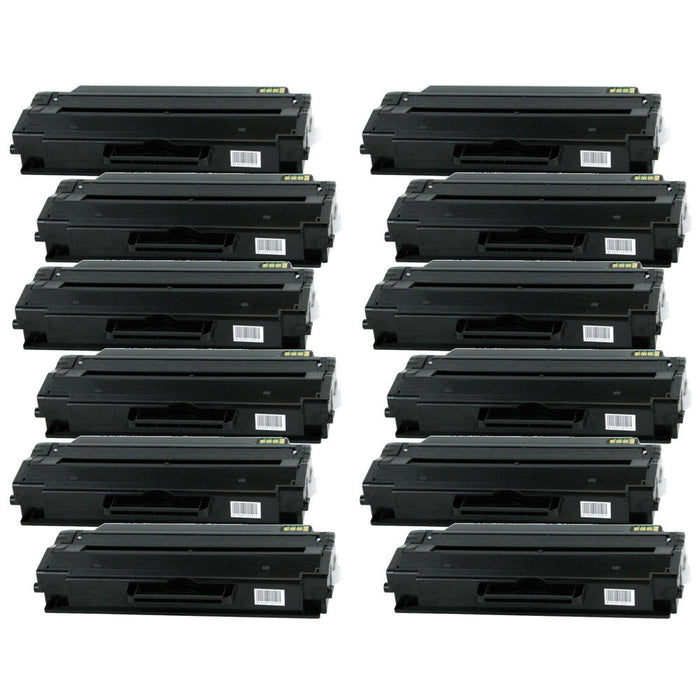 Samsung MLT-D115L Compatible Black Toner Cartridge - Economical Box - 12/Pack