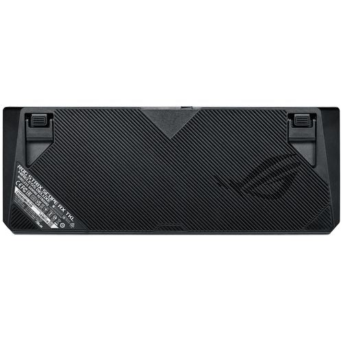 ROG STRIX SCOPE RX TKL WIRELESS DELUXE, 80% GAMING KEYBOARD, TRI-MODE CONNECTIVITY (2.4GHZ RF, BLUETOOTH, WIRED), ROG RX BLUE OPTICAL MECHANICAL SWITCHES, PBT KEYCAPS, RGB, WRIST REST, BLACK