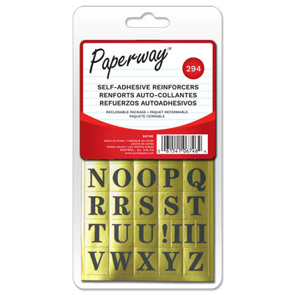 *SELF-ADHESIVE LETTERS