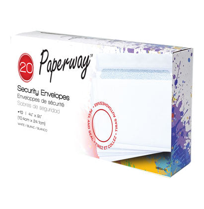 PAPERWAY® ENVELOPES #10 SECURITY - 20