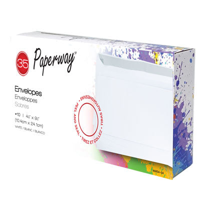 PAPERWAY® ENVELOPES #10 PEEL AND SEAL-25