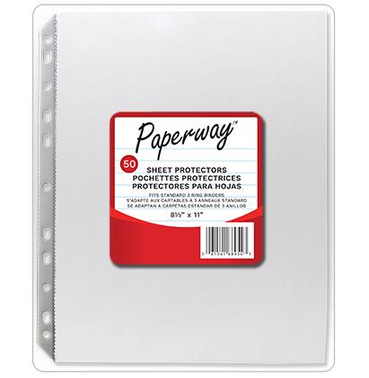 PAPERWAY® SHEET PROTECTORS - 50