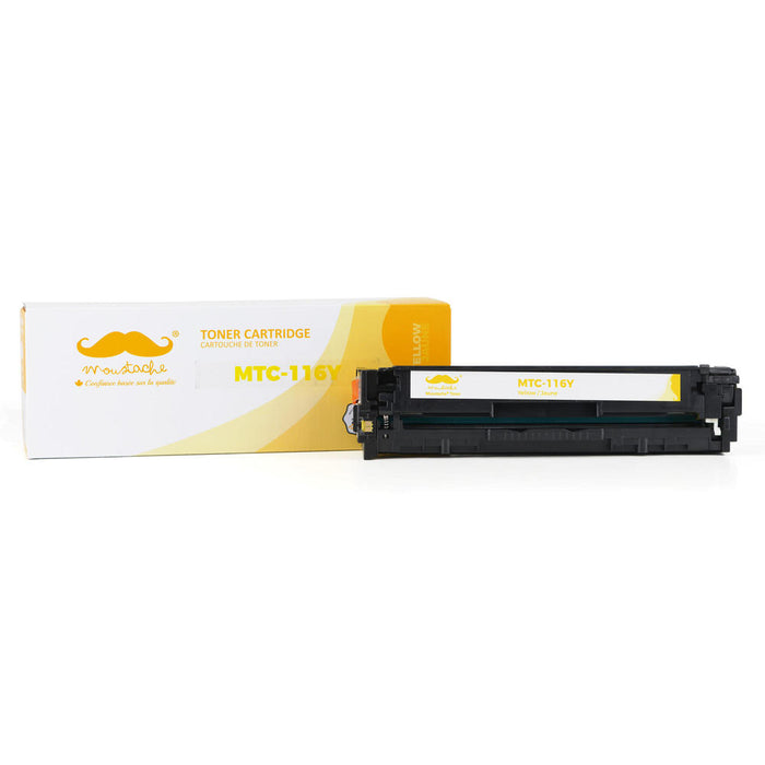 Canon 116Y 1977B001AA Remanufactured Yellow Toner Cartridge - Moustache® - 1/Pack