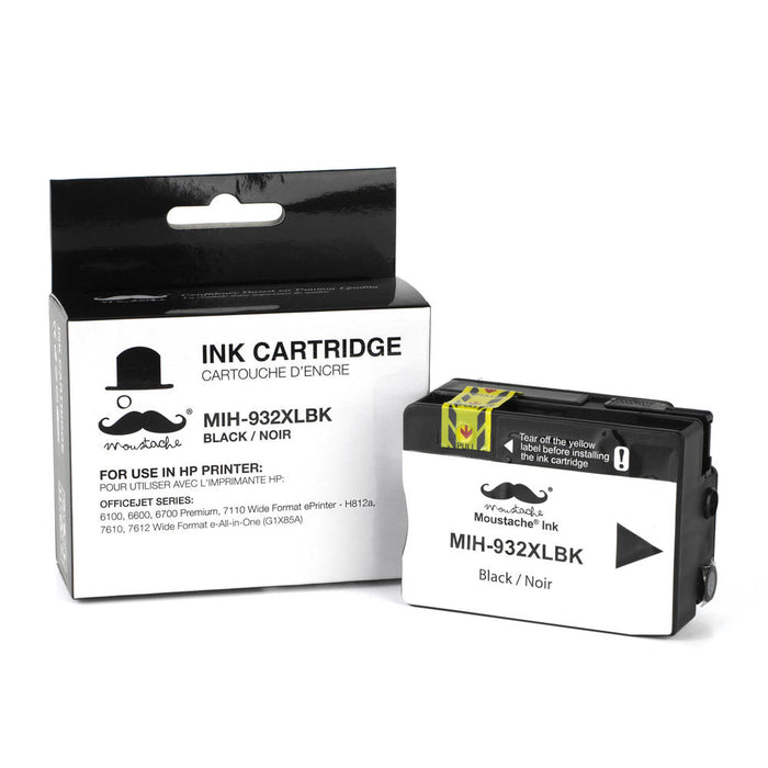Compatible HP 932XL CN053AN Black Ink Cartridge High Yield - Moustache®