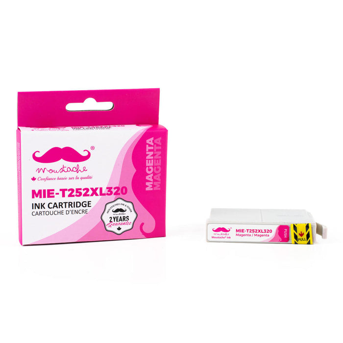 Epson 252 T252XL320 Compatible Magenta Ink Cartridge High Yield - Moustache® - 1/Pack