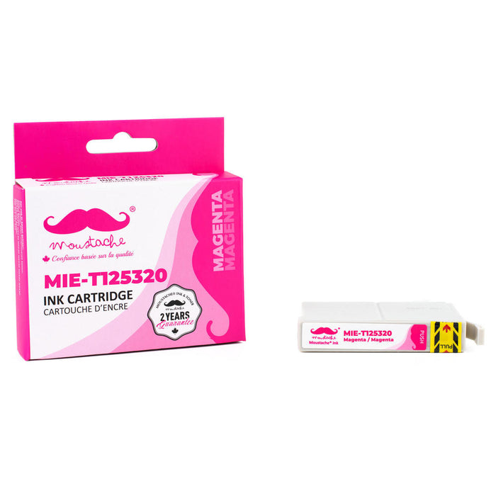 Epson 125 T125320 Compatible Magenta Ink Cartridge - Moustache® - 1/Pack