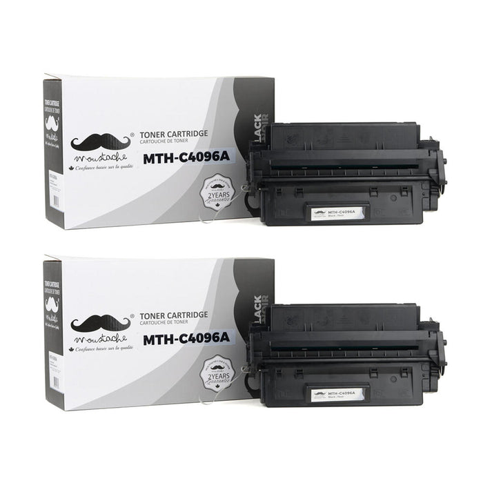 Compatible HP 96A C4096A Black Toner Cartridge - Moustache® - 2/Pack