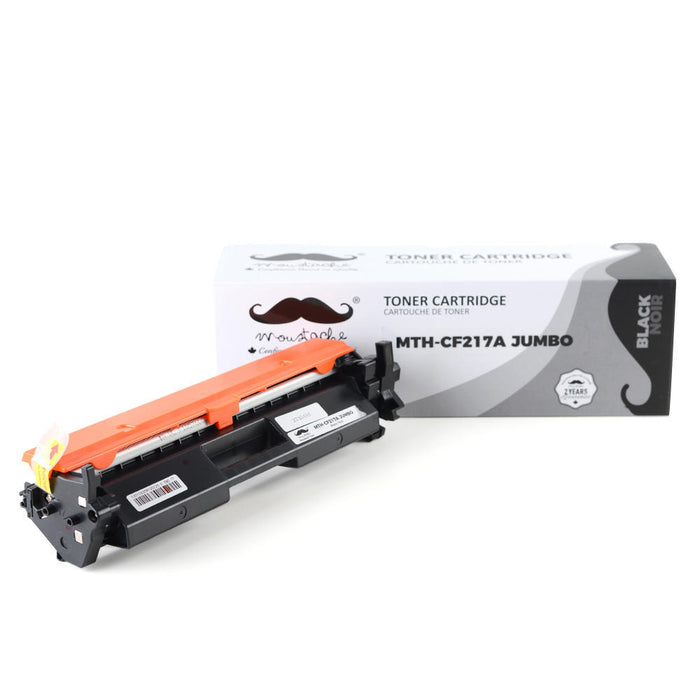 Compatible HP 17A CF217A Black Toner Cartridge Jumbo High Yield - With Chip - Moustache®
