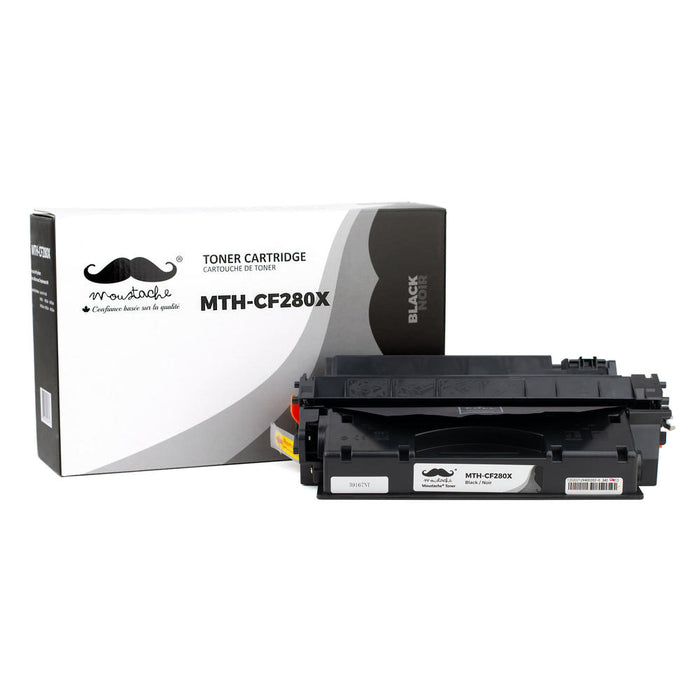 Compatible HP 80X CF280X Black Toner Cartridge High Yield - Moustache® - 1/Pack