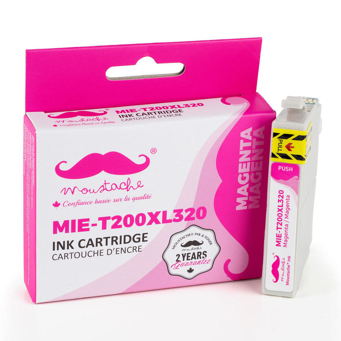 Epson 200 T200XL320 Compatible Magenta Ink Cartridge High Yield - Moustache® - 1/Pack