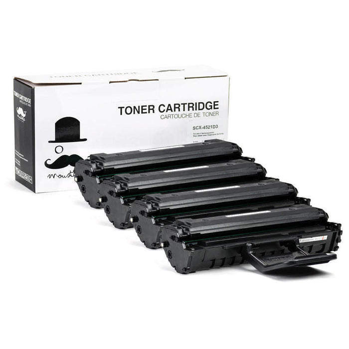 Samsung SCX-4521D3 Compatible Black Toner Cartridge High Yield - Moustache® - 4/Pack