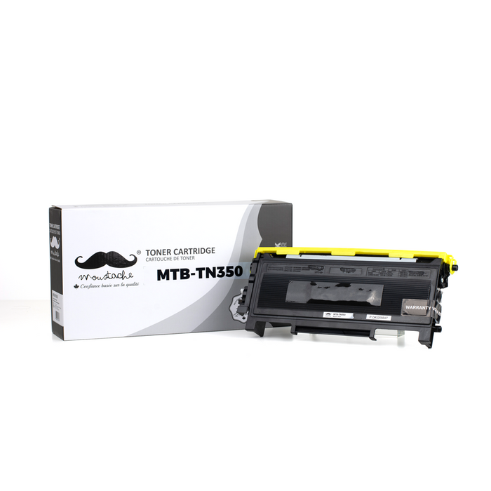 Brother TN-350 Compatible Black Toner Cartridge - Moustache® - 1/Pack