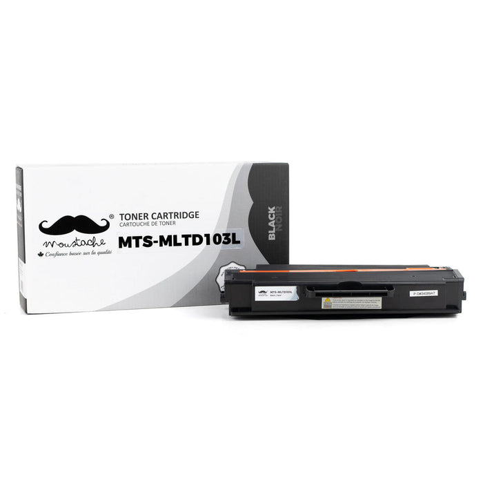 Samsung MLT-D103L Compatible Black Toner Cartridge High Yield - Moustache® - 1/Pack
