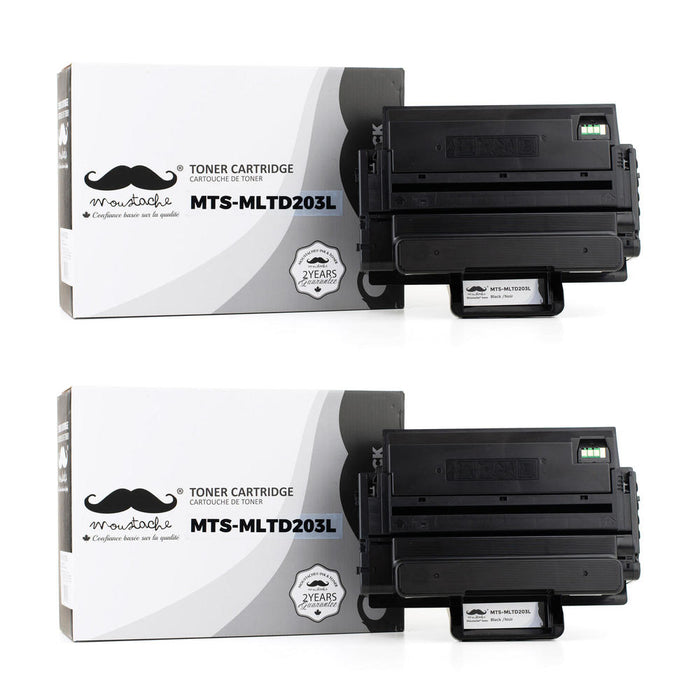 Samsung MLT-D203L Compatible Black Toner Cartridge High Yield - Moustache® - 2/Pack