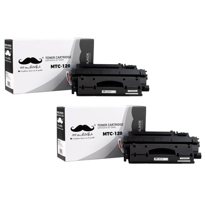 Canon 120 2617B001AA Compatible Black Toner Cartridge - Moustache® - 2/Pack