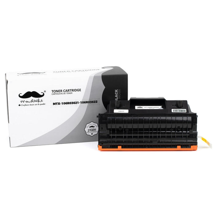 Xerox 106R03621 106R03622 Compatible Black Toner Cartridge High Yield - Moustache®