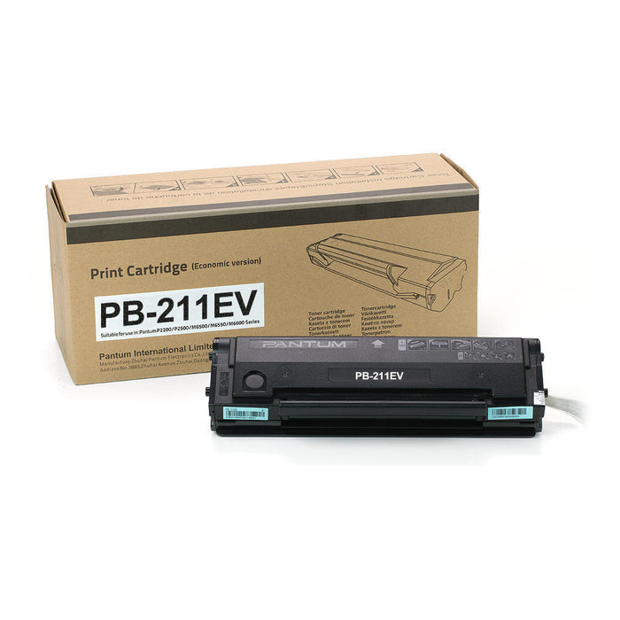 Pantum PB-211EV Original Black Toner Cartridge,High Yield Version of PB-210 (Economic Version) - 1/Pack