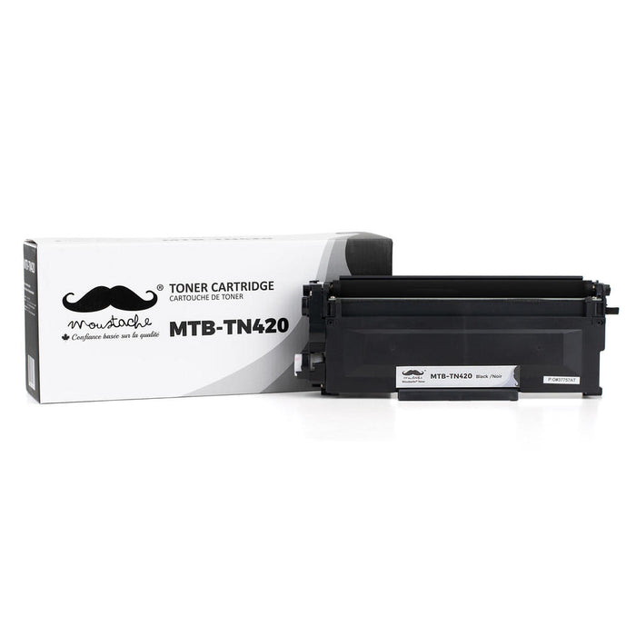 Brother TN420 Compatible Black Toner Cartridge - Moustache® - 1/Pack
