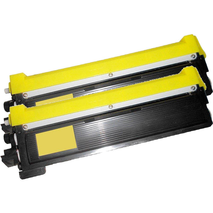 Brother TN-210 Compatible Toner Cartridge - Economical Box - Yellow-2/Pack