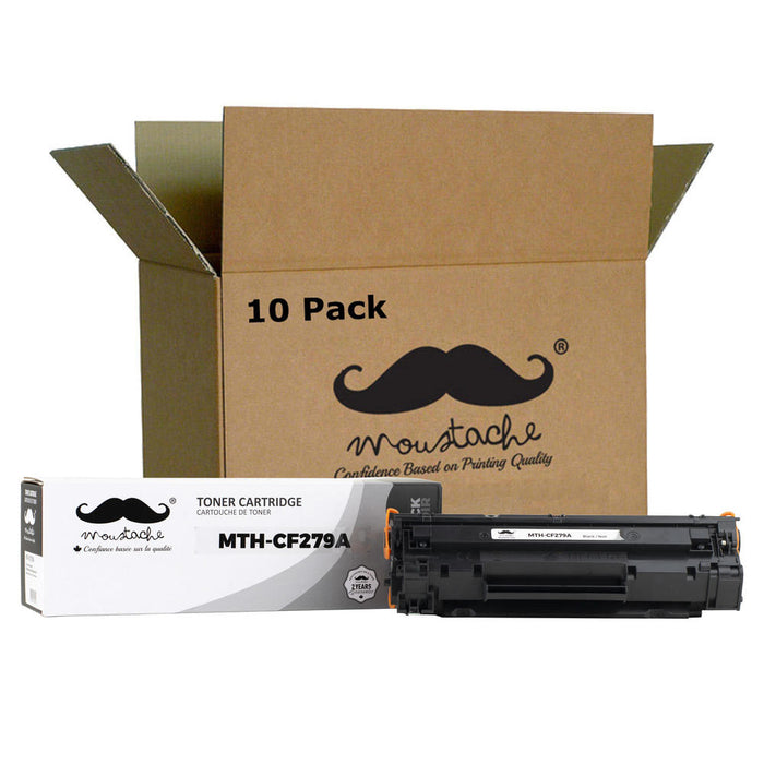 Compatible HP 79A CF279A Black Toner Cartridge - Moustache® - 10/Pack