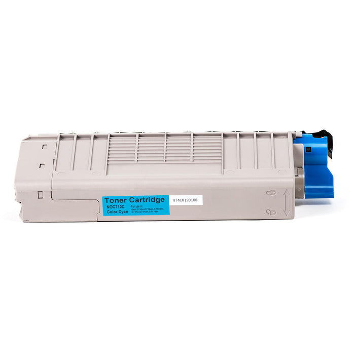 Okidata 44318603 Compatible Cyan Toner Cartridge for C711 Printer