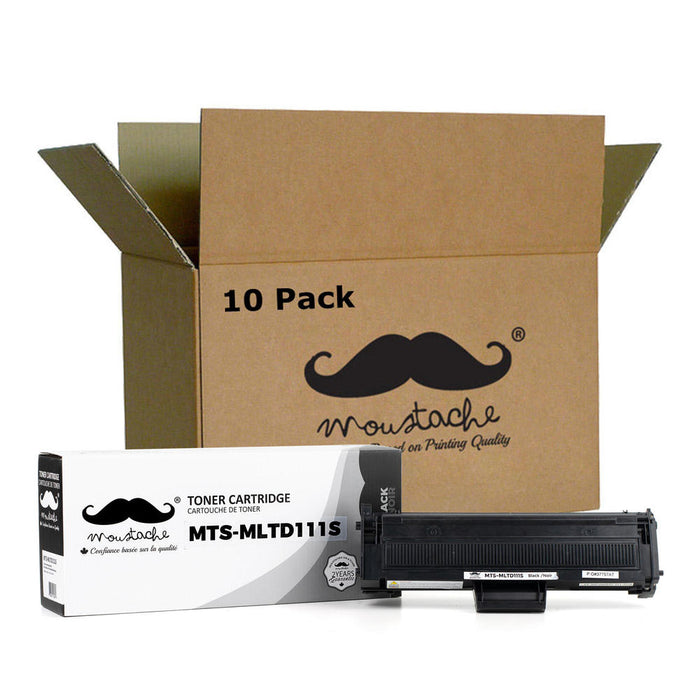 Samsung MLT-D111S Compatible Black Toner Cartridge - Moustache® - 10/Pack