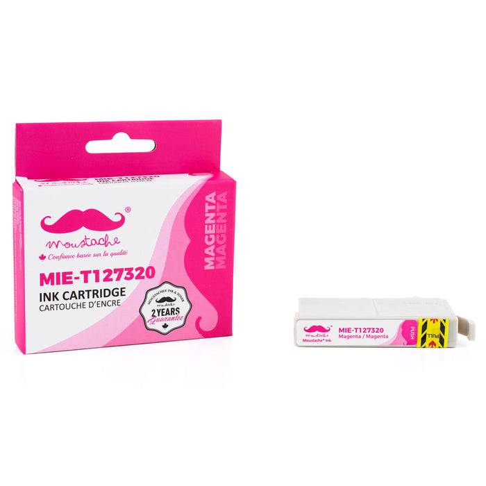 Epson 127 T127320 Compatible Magenta Ink Cartridge Extra High Yield - Moustache® - 1/Pack