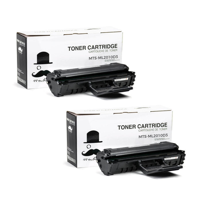 Samsung ML-2010D3 Compatible Black Toner Cartridge High Yield - Moustache® - 2/Pack