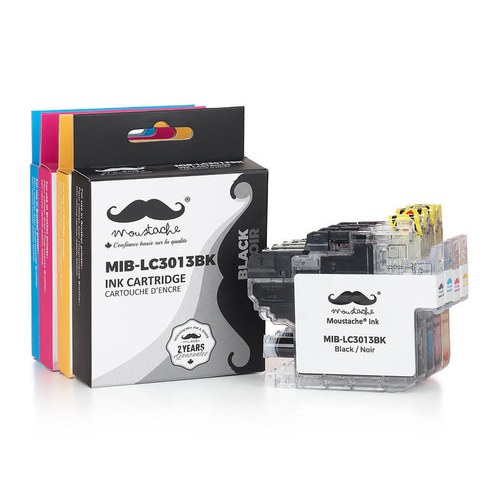 Brother LC3013 Compatible Ink Cartridge High Yield Combo BK/C/M/Y - Moustache®