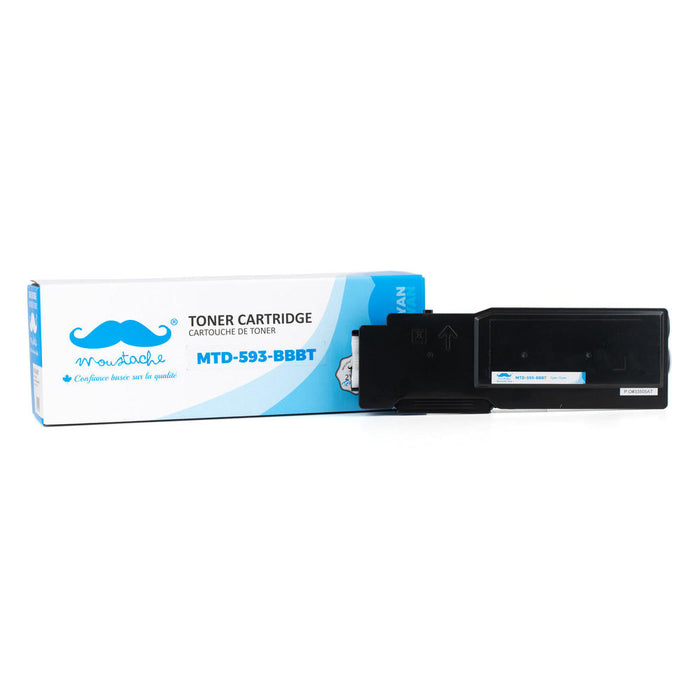 Dell 593-BBBT 488NH TW3NN Compatible Cyan Toner Cartridge High Yield - Moustache®
