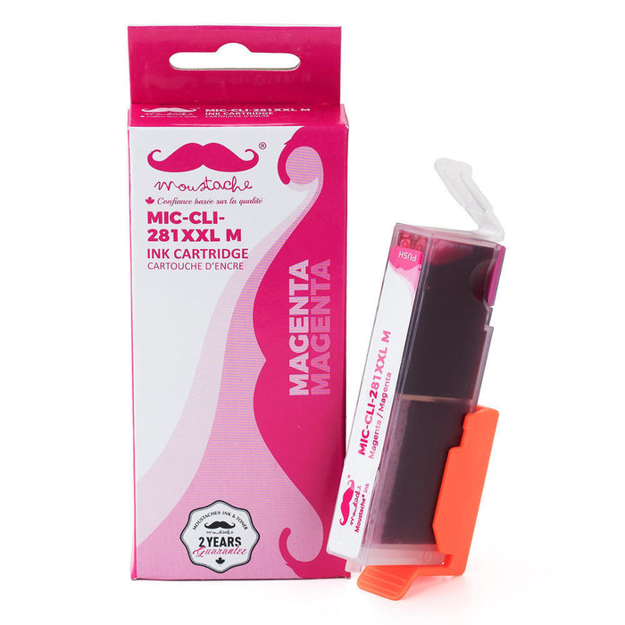 Canon CLI-281XXL Compatible Magenta Ink Cartridge Extra High Yield (1981C001) - Moustache®