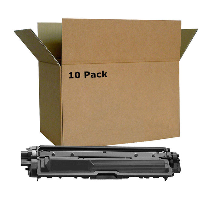 Brother TN-221 Compatible Black Toner Cartridge - Economical Box - 10/Pack