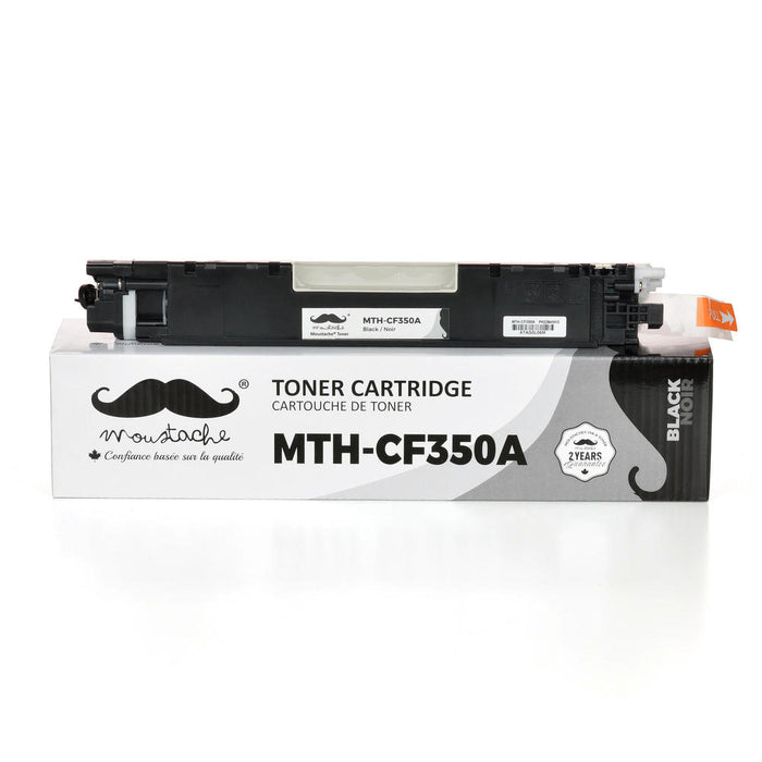 Compatible HP 130A CF350A Black Toner Cartridge - Moustache® - 1/Pack