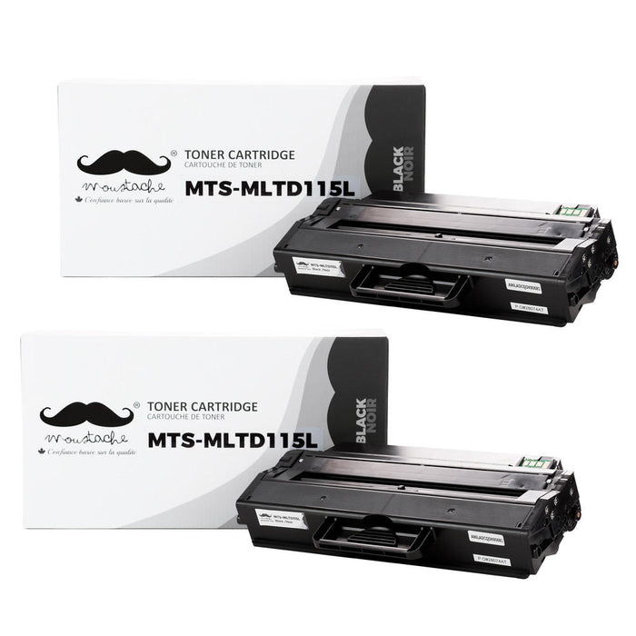 Samsung MLT-D115L Compatible Black Toner Cartridge - Moustache® - 2/Pack