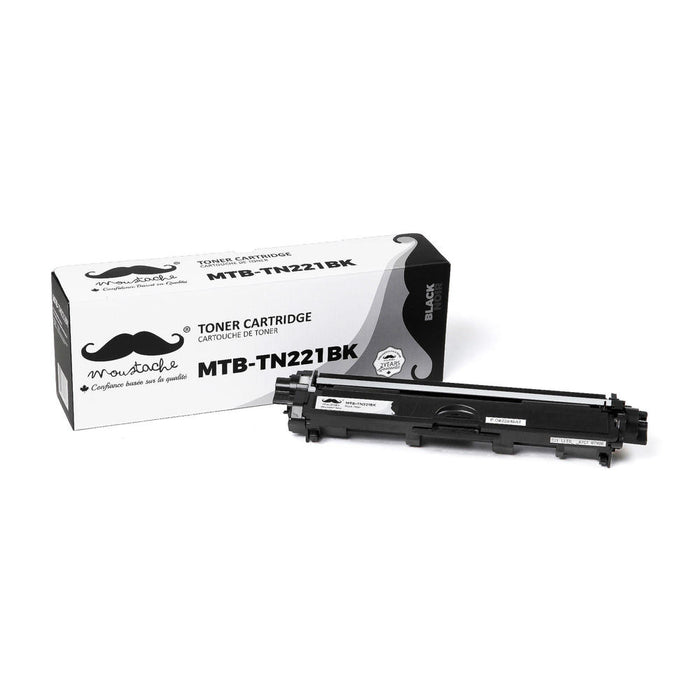 Brother TN221 Compatible Black Toner Cartridge - Moustache® - 1/Pack