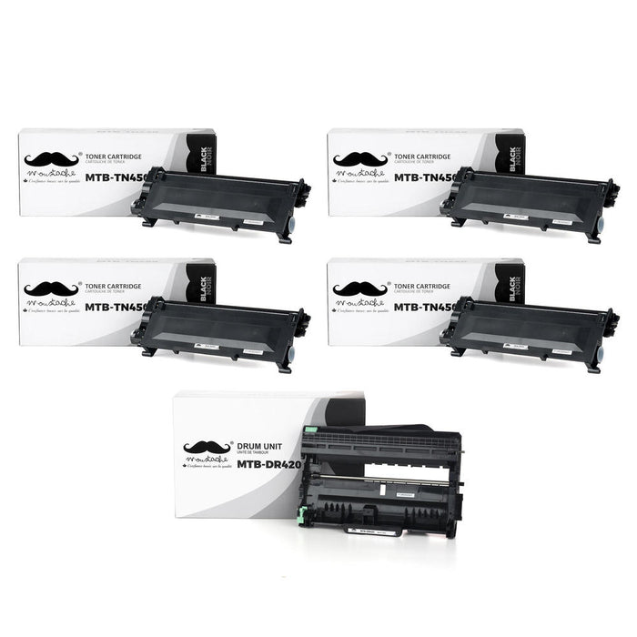 Brother TN450 DR420 Compatible Toner Cartridge and Drum Combo - Moustache®