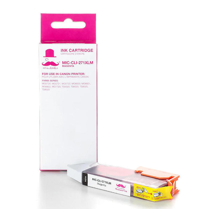 Canon CLI-271XLM Compatible Magenta Ink Cartridge High Yield (0338C001) - Moustache®