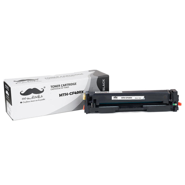 Compatible HP 201X CF400X Black Toner Cartridge High Yield - Moustache® - 1/Pack