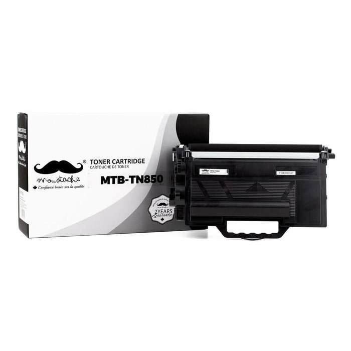 Brother TN850 Compatible Black Toner Cartridge High Yield Version of TN820 - Moustache® - 1/Pack