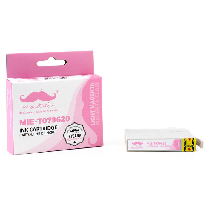 Epson 79 T079620 Compatible Light Magenta Ink Cartridge High Yield - Moustache® - 1/Pack