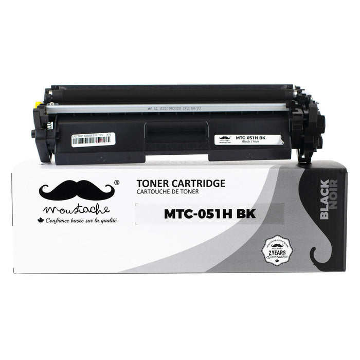 Canon 051H Compatible Black Toner Cartridge High Yield (2169C001) - Moustache®