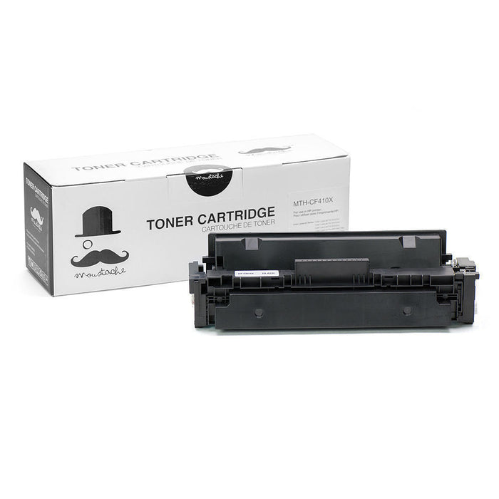 Compatible HP 410X CF410X Black Toner Cartridge High Yield - Moustache® - 1/Pack