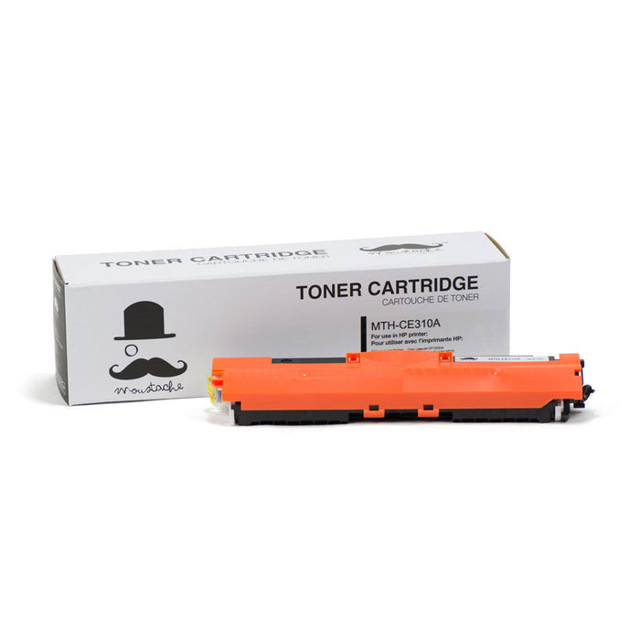 Compatible HP 126A CE310A Black Toner Cartridge - Moustache® - 1/Pack