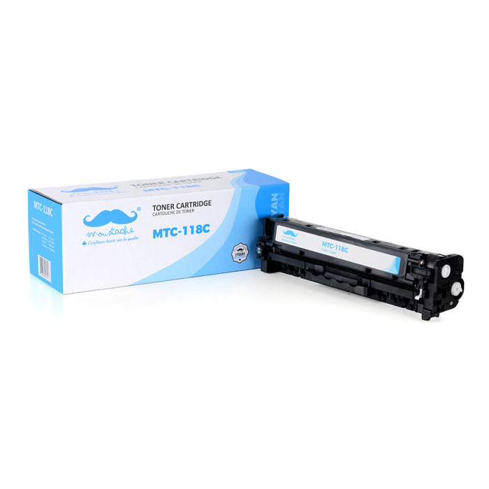 Canon 118C 2661B001AA Remanufactured Cyan Toner Cartridge - Moustache® - 1/Pack