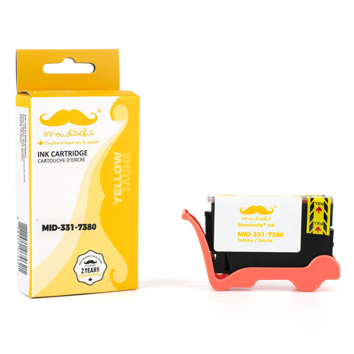 Dell 331-7380 T9FKK Compatible Yellow Ink Cartridge Extra High Yield - Moustache®