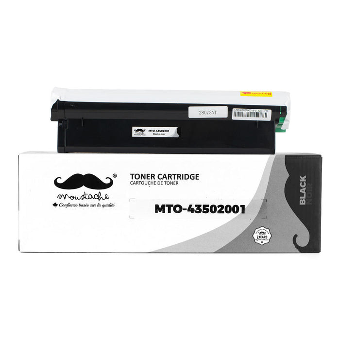 Okidata 43502001 Type 9 Compatible Black Toner Cartridge High Yield - Moustache®