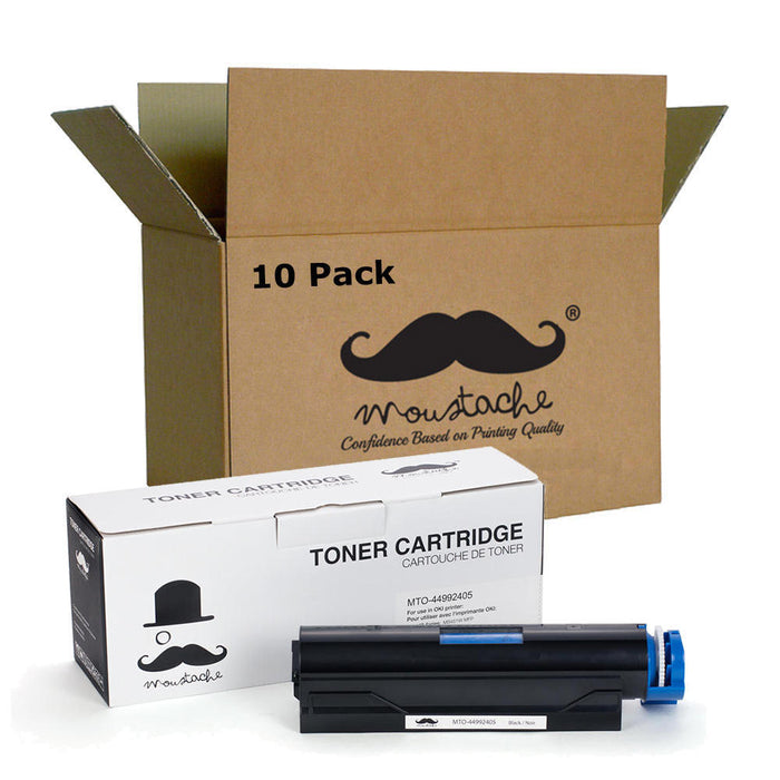 Okidata 44992405 Compatible Black Toner Cartridge - Moustache® - 10/Pack