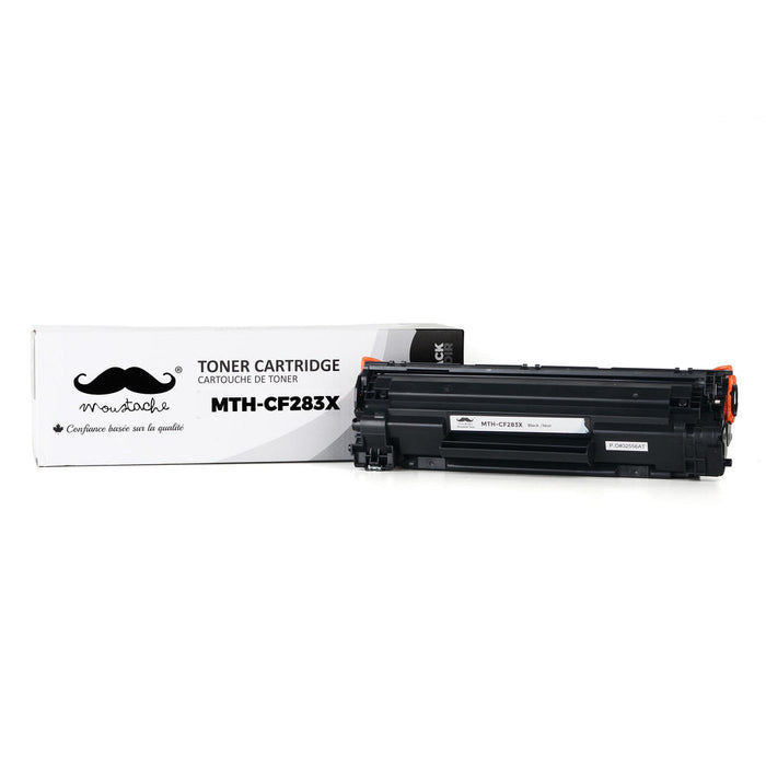 Compatible HP 83X CF283X Black Toner Cartridge High Yield 2,500 Pages - Moustache® - 1/Pack