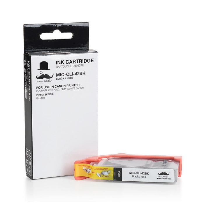 Canon CLI-42BK Compatible Black Ink Cartridge (6384B002) - Moustache®